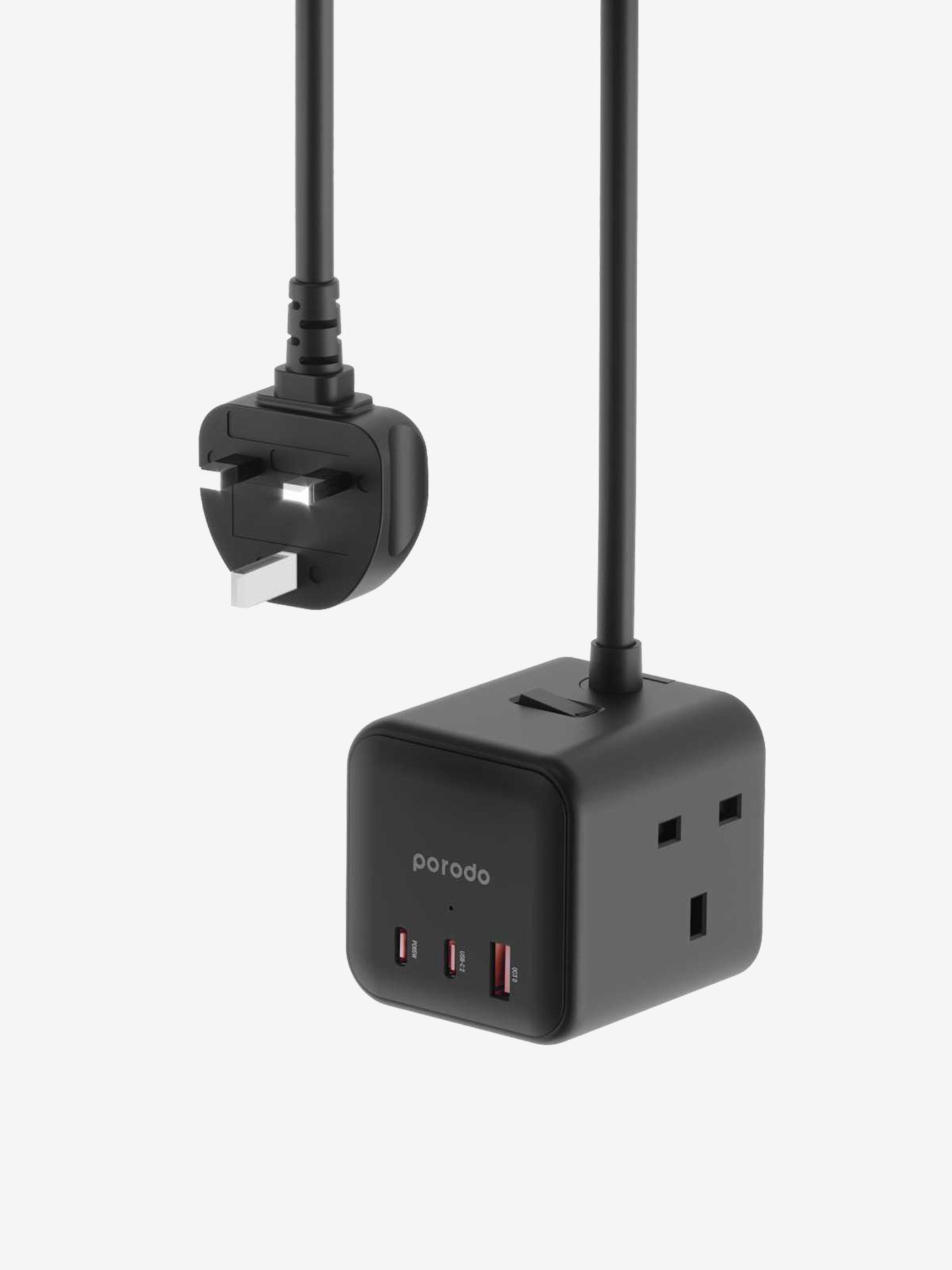 Porodo Multi-Port GaN Power Cube Charger 65W